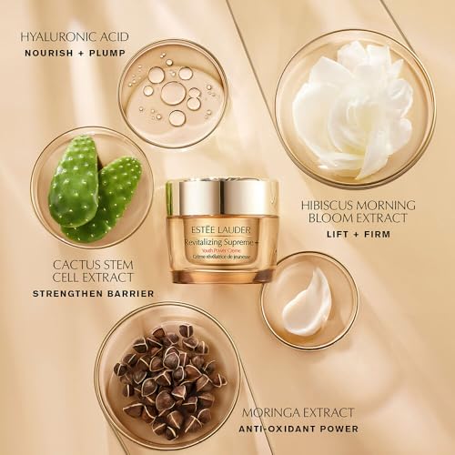 Est?e Lauder Revitalizing Supreme+ Youth Power Cream | Face Moisturizer with Hyaluronic Acid & Peptides | Anti-Aging