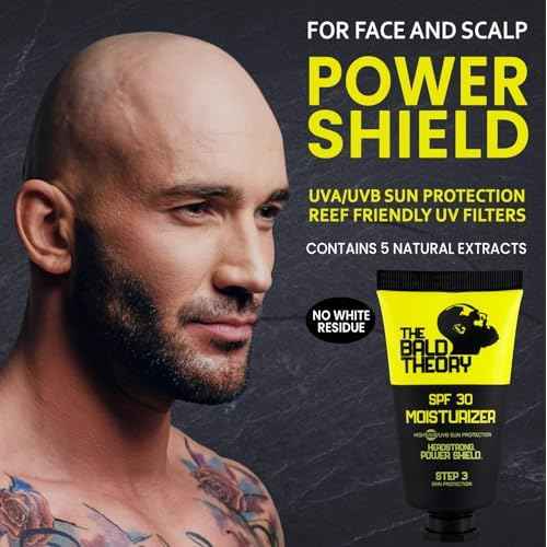 SPF 30 Moisturizer, Scalp Shield with Salicylic Acid ? Exfoliates & Unclogs Pores, Hyaluronic Acid ? Deeply Hydrates, Niacinamide ? Improves Skin Tone, Aloe Vera ? Relieves Irritation