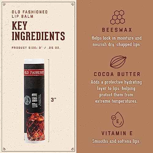 18.21 Man Made Lip Balm - Lip Protectant Hydrates & Moisturizes with Beeswax, Cocoa Butter & Vitamin E - For Chapped and Dry Lips