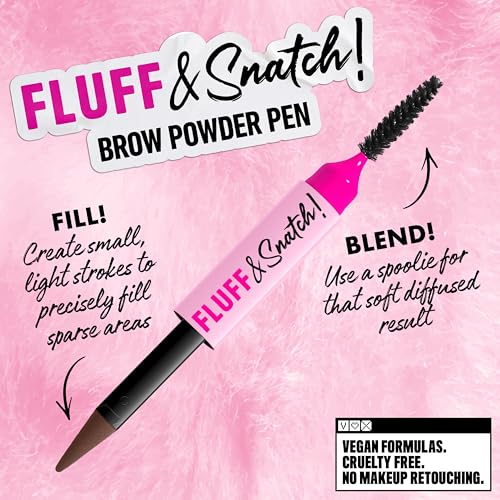 NYX PROFESSIONAL MAKEUP Fluff & Snatch Brow Powder Pen - Cool Ash Brown