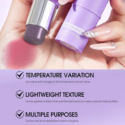 pH Reactive Color Changing Blush Stick - 2pc Set
