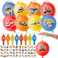 72-Piece Race Car Party Favors Pack | 24 Balloons & 48 Tattoos