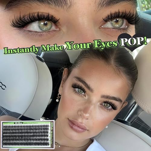 Lash Clusters with Spikes Manga Eyelash Extensions 10-18MM D-Curly
