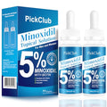 5% Minoxidil + Biotin Hair Regrowth Serum for Men & Women, 2-Pack