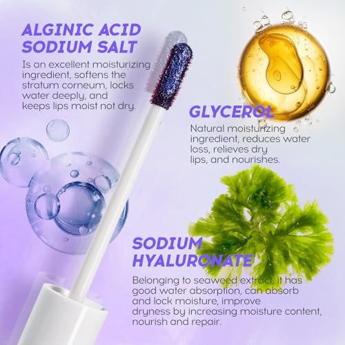 Lip Stain Peel Off£¬ High Pigment Matte Lip Color,All-Day Vibrant Kiss-Proof Lip Stain, Long Lasting Waterproof Lip Tint for Women