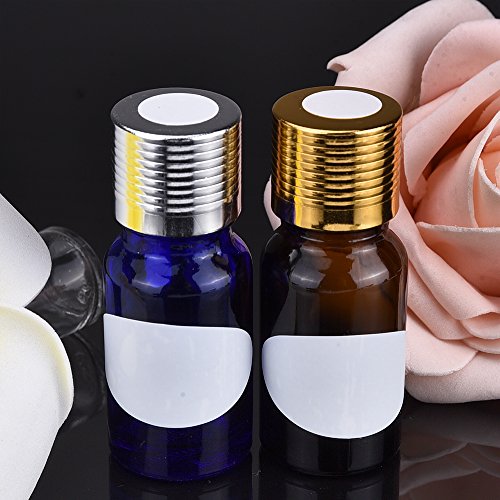 Waterproof Essential Oil Bottle Labels Set with Marker Pen - Oval & Round Stickers