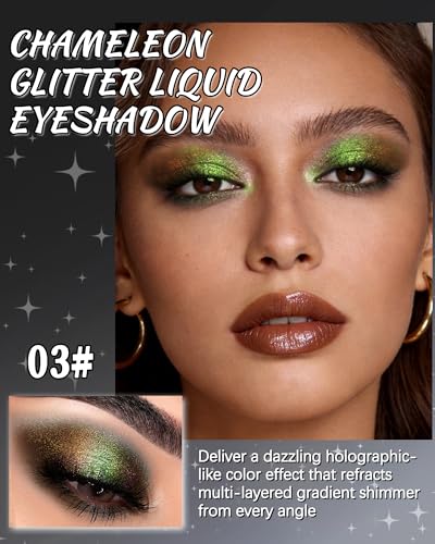 Holographic Chameleon Liquid Eyeshadow by LYSdefeu