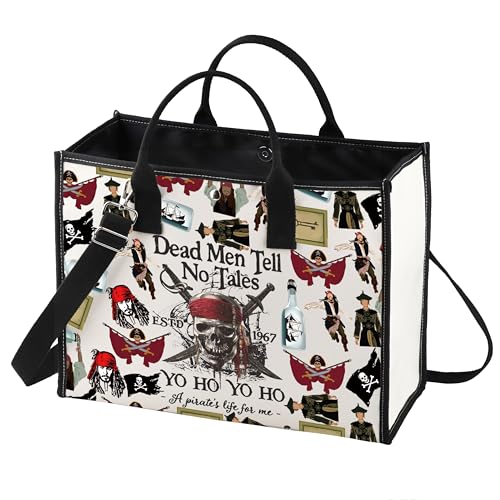 LEVLO Jack Sparrow Cosmetic Makeup Bag Angelica & Jack Fans Gift Dead Men Tell No Tales Toiletry Bag Pirate Lover Merchandise