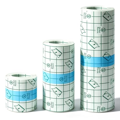 Tattoo Aftercare Bandage - 3 Rolls Waterproof Healing Film (2 Inch, 4 Inch, 6 Inch)