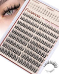 Focipeysa Wispy Lash Clusters - Natural Spiky Individual Lashes 10-16mm