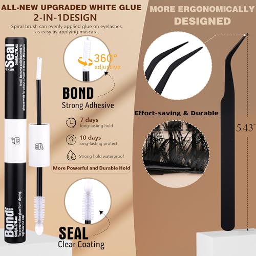 Volume Lash Clusters DIY Kit - 10-18MM Extensions 80D+100D