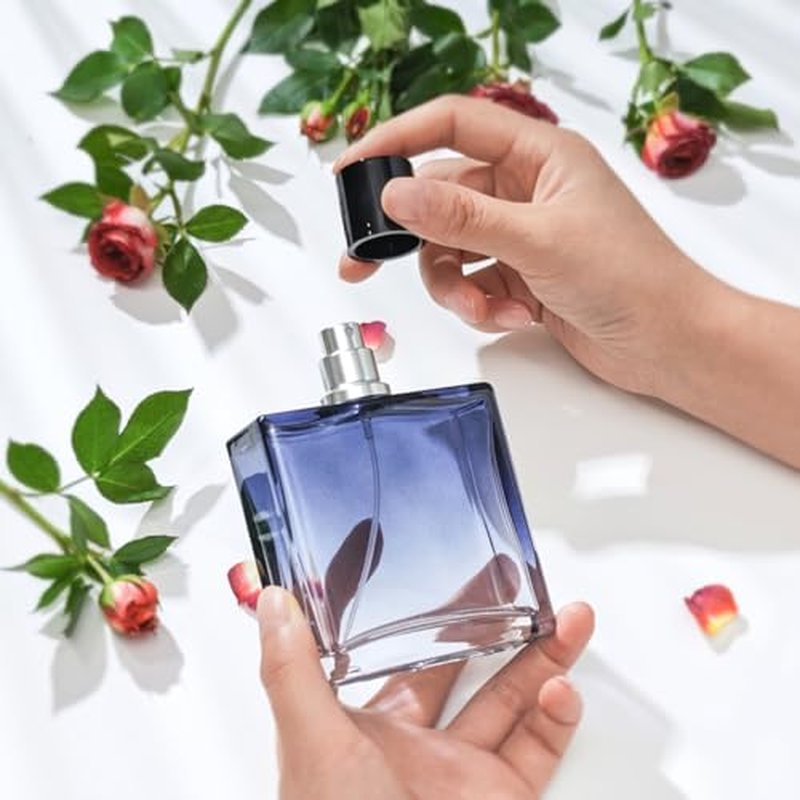 100ml Glass Perfume Spray Bottle with 3 Dispensers - Refillable