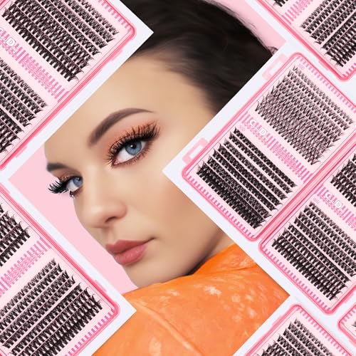 DIY Lash Extension Kit with 640 Clusters, Glue & Tools