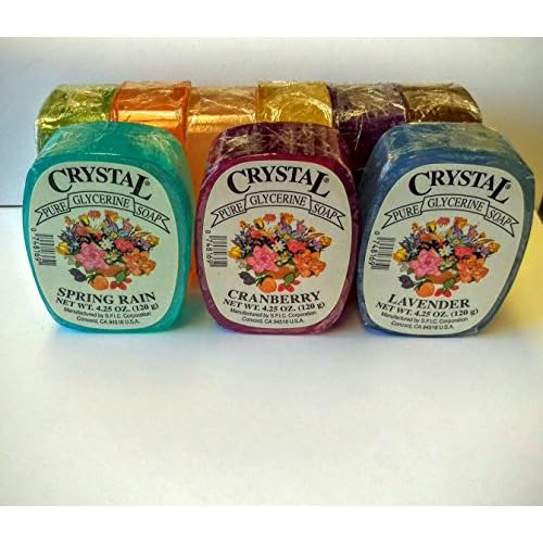 Crystal Glycerine Soap Bars 24 Fragrances (24 bars)
