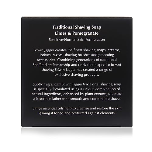Edwin Jagger Limes & Pomegranate Shaving Soap Refill 65g (3 Pack)