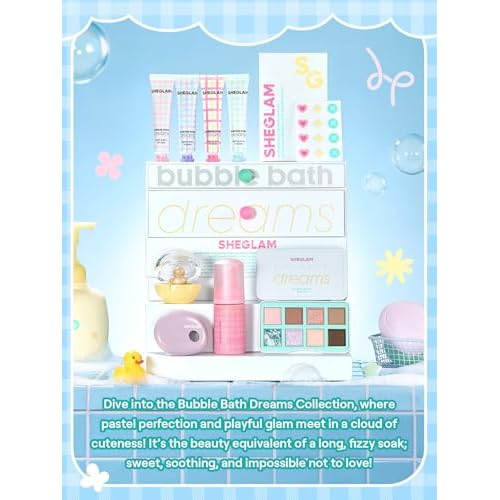 SHEGLAM Bubble Glow Blush Bar Silky Shimmer Blush Makeup for Cheek