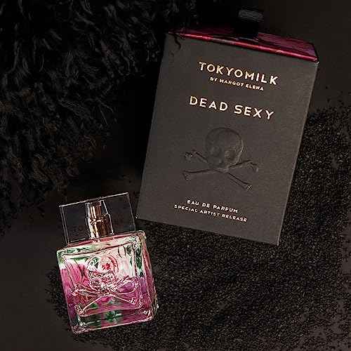 TOKYOMILK Dead Sexy Embossed Eau de Parfum, 3.4 fl oz, 100 ml, Deep Vanilla, Exotic Wood, White Orchid, & Ebony Perfume for Women, Romantic & Ethereal Luxury Fragrance Spray