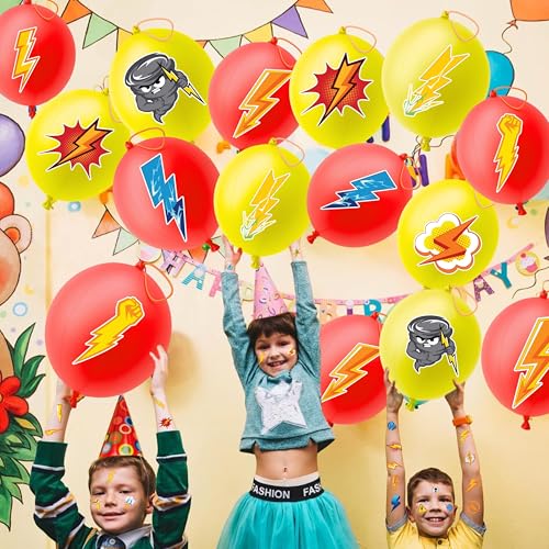 Lightning Bolt Party Favors 72-Piece Set for Kids