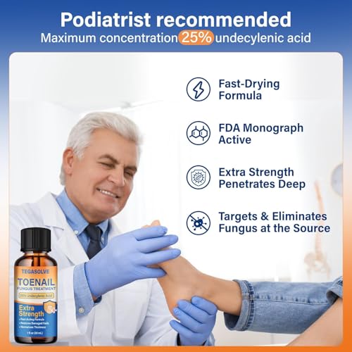 Toenail Fungus Treatment – 25% Undecylenic Acid Antifungal Solution