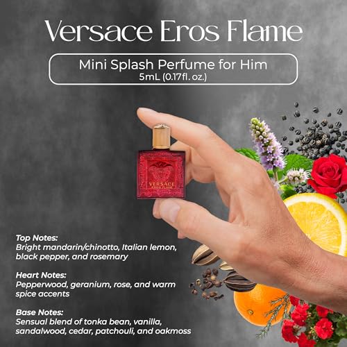 Versace 4-Piece Men's Mini Cologne Gift Set - Travel Fragrance Sampler