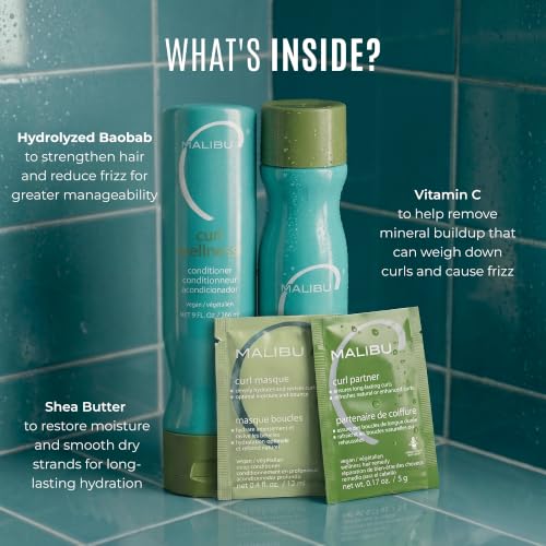 Malibu C Curl Wellness Collection - Curly Hair Care Set