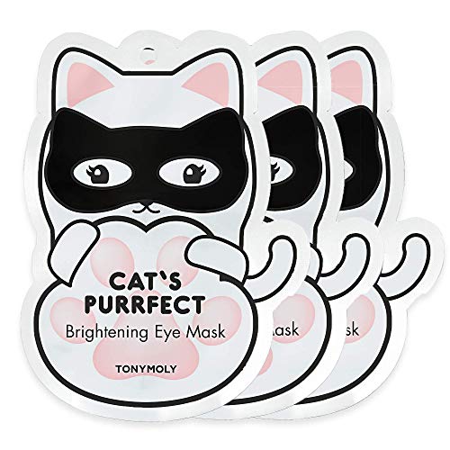 TONYMOLY Cat's Purrfect Brightening Eye Mask, 3 ct.