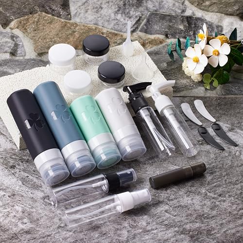 INSFIT 23-Piece Travel Bottle Set TSA Approved Leak Proof