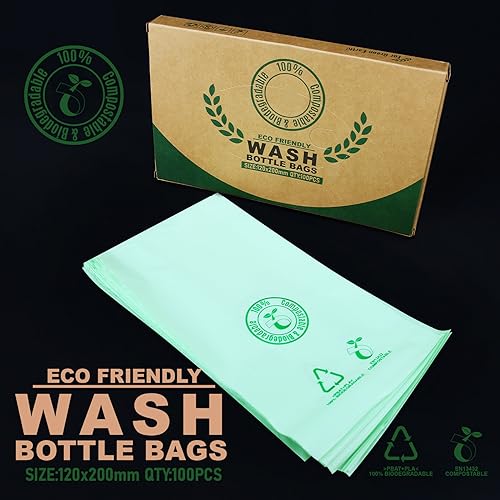 Disposable Tattoo Wash Bottle Covers 100PCS Eco-Friendly
