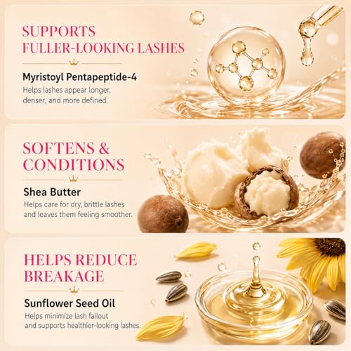 MAVENI Lash Enhancing Serum for Fuller, Longer Lashes - Sensitive Eye Safe