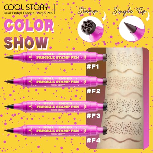 Beauty Glazed Dual-Ended Freckle Stamp Pen - Mousy Brown