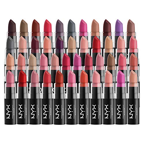 NYX Matte Lipstick in Audrey - Mid-Tone Blue Pink