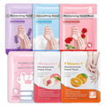 Hydrating Hand Mask Gloves Set (6-Pack) - Exfoliating Spa Moisturizer