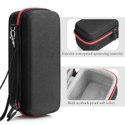 Linkidea Generic Hard Shell Travel Case for Electric Shavers, Storage Bag Compatible with Philips Norelco 2400 Series, Shaving Accessories Organizer for Daily Use (Black)