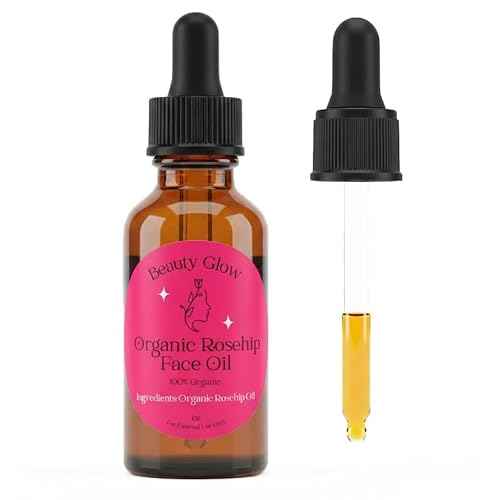 Organic Rosehip Oil for Face Anti-Aging Miracle Facial Moisturizer for Face & Gua Sha Cold Pressed Serum Natural Skincare Fortifying Hydrates Skin Moisturizing Beauty Glow 1 Fl Oz