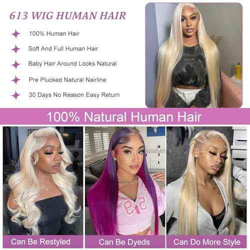 OYM Highlight Lace Front Wig Human Hair Body Wave Ombre Honey Blonde 13x6 HD Lace Frontal For Women Ombre Lace Front Human Hair Wigs 180% Density Colored 20 Inch Highlight Lace Wigs