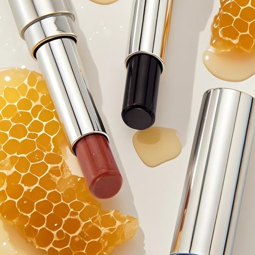 ZAMANIYA 2PCS Honey Lip Balm Set - Moisturizing Tinted Lipstick