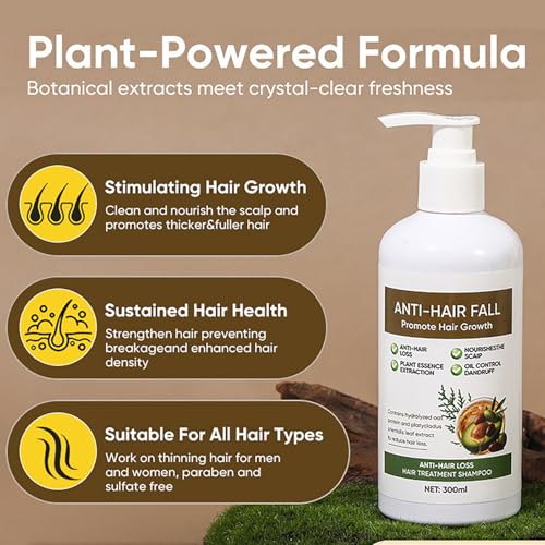 Helbr Anti Hair Loss Shampoo for Women - Strengthens Roots & Nourishes