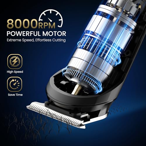 Ufree 3-in-1 Beard Trimmer for Men, IPX6 Waterproof Electric Razor