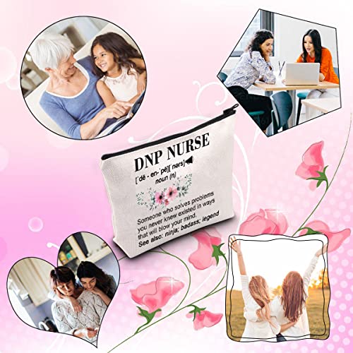 TSOTMO Doctor of Nursing Practice Gift Nursing Graduation Gift for DNP Zipper Pouch Makeup Bag (Solves DNP nurse)