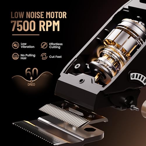 SUPRENT Cordless Hair Clippers for Men with 7500RPM Motor