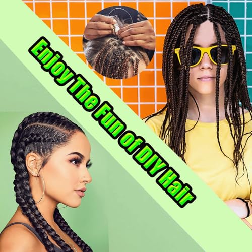 8 Pcs Dreadlock Interlocking Tools Set - Gold & Silver Locs