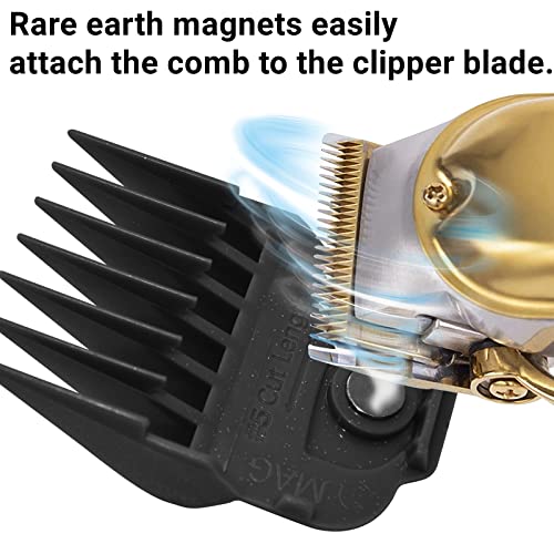 Magnetic Hair Clipper Guards Set for Andis Master Clippers - 10 Sizes