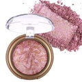 Corlo Baked Blush Marbleized Palette Peach Rose Satin Finish