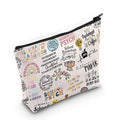 WCGXKO Sch Psychologist Gift Psychology Bundle Quote Inspired Canvas Makeup Bag (Psychologist)
