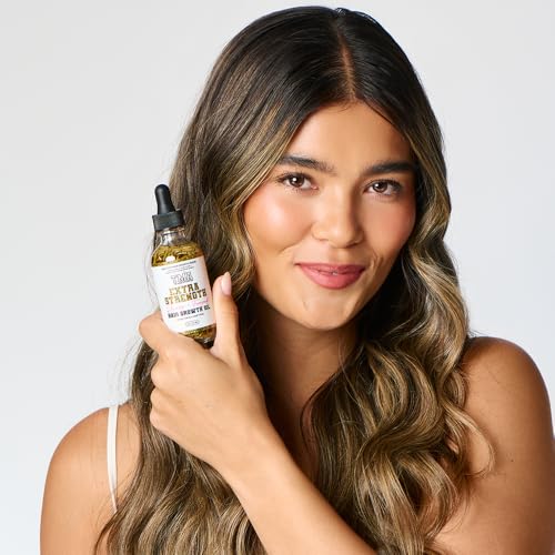 Extra-Strength Herbal Hair Growth Oil - 2 Fl Oz | Nourishing Blend for All Hair Types