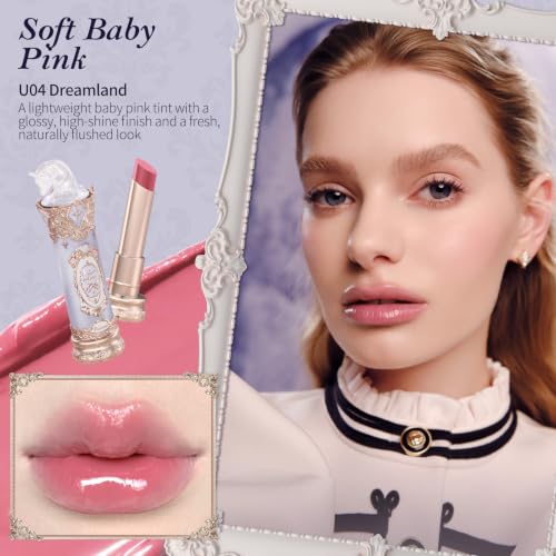 Flower Knows Knight Unicorn Glazed Lipstick - Soft Baby Pink