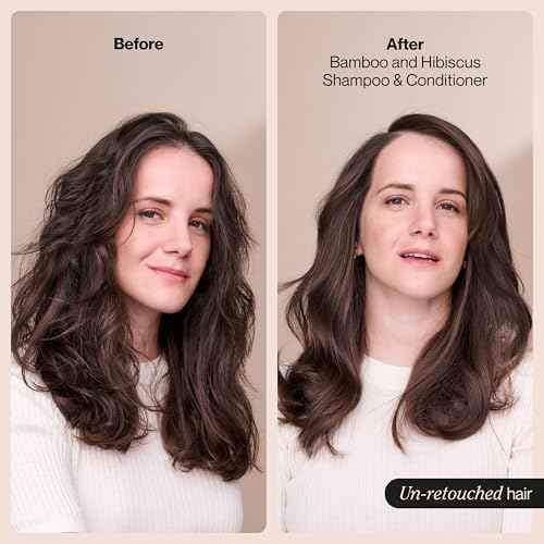 Suave Bamboo & Hibiscus Volumizing Shampoo, for Fine and Flat Hair, Salon Proven System for Boosting Hair Volume and Body, 28 oz, 4 Pack