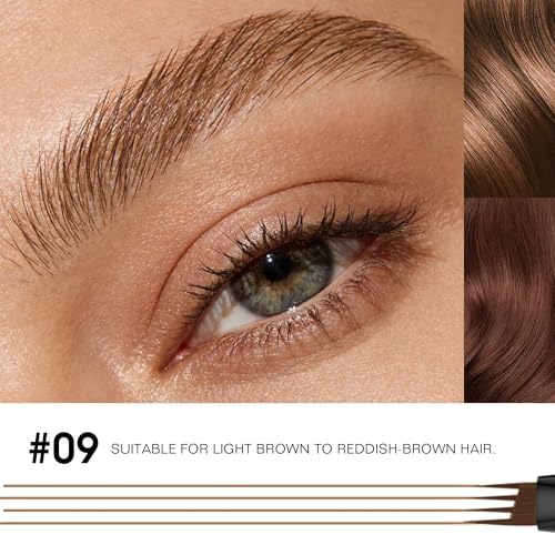 Waterproof Microblading Eyebrow Pen - 2Pc Set, Medium Blonde