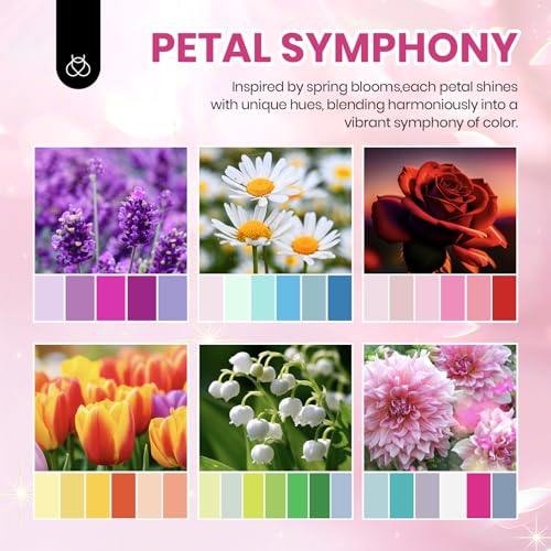 Beetles Gel Nail Polish Set - 36 Colors with Base & Matte Top Coat (40 Pcs)
