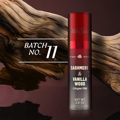 Old Spice Cologne Mist for Men, Cashmere Vanilla Wood
